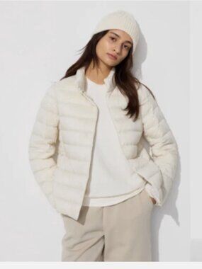 UNIQLO Ultra Light Down Jacket Women Off-White L